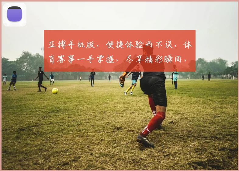 亚搏手机版，便捷体验两不误，体育赛事一手掌握，尽享精彩瞬间，快来体验